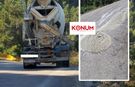 Osmaniye Zorkun Yolu’nda Yola Dökülen Beton İddiası