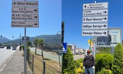 Osmaniye’de Yer Yön Tabelaları Yenilenmeye Başlandı