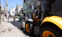 Akdeniz Belediyesi Yol ve Kaldırım Yenileme Çalışmasında