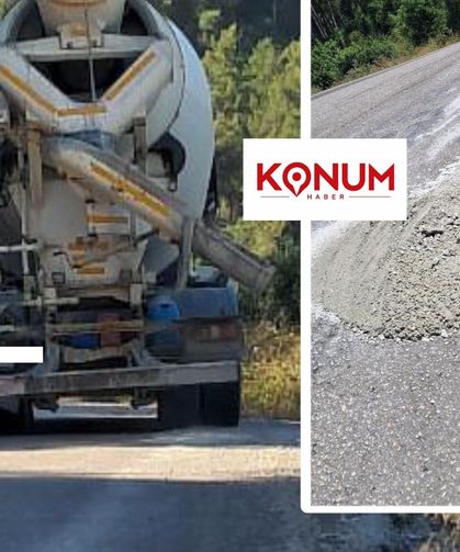 Osmaniye Zorkun Yolu’nda Yola Dökülen Beton İddiası