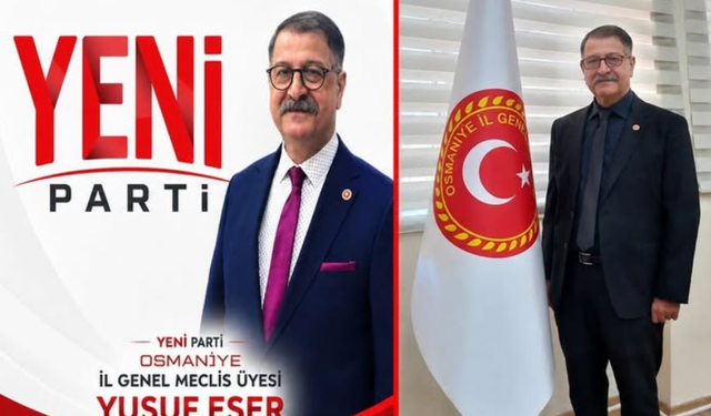 CHP'li Yusuf Eser İstifa Ederek Yeni Parti'ye Katıldı