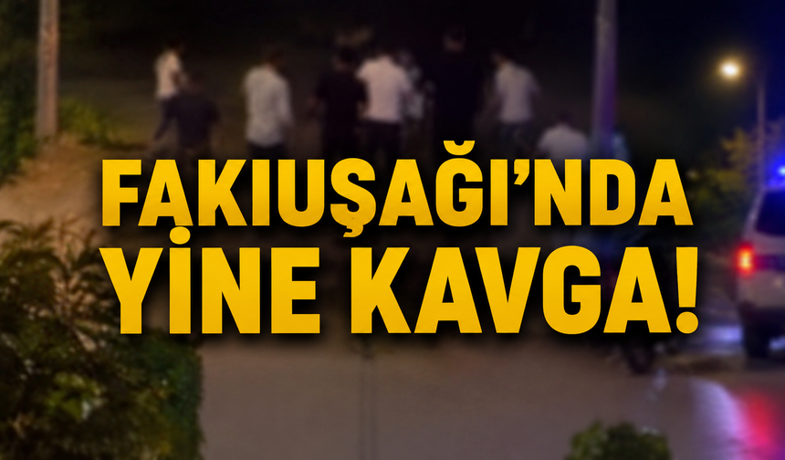 Osmaniye Fakıuşağı Mahallesi’nde Yine Kavga
