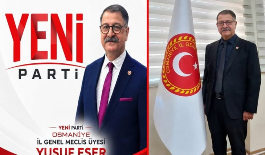 CHP'li Yusuf Eser İstifa Ederek Yeni Parti'ye Katıldı